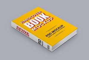 Hardcover Book PSD Mockup