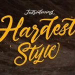 Hardest Stylistic Font - Fonte Grátis Hardest Stylistic Font