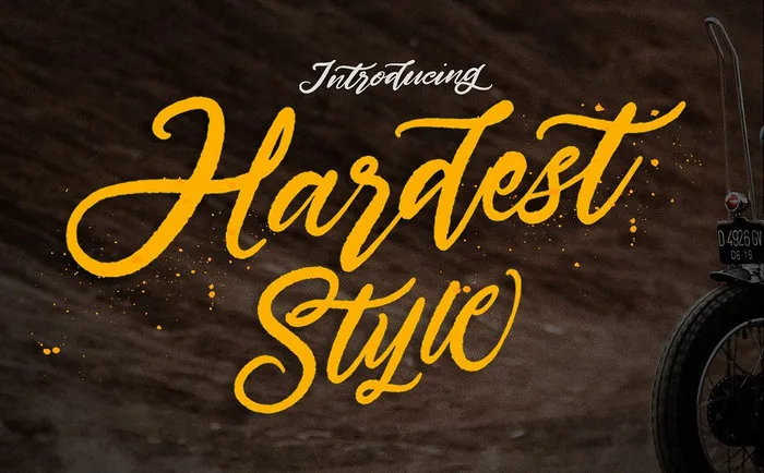 Hardest Stylistic Font