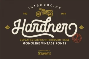 Hardner Vintage Font