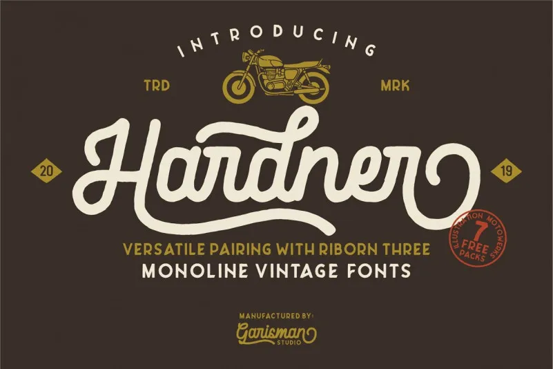 Hardner Vintage Font