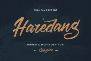 Haredang Script Font