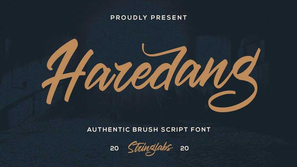 Haredang Script Font › Fontesk
