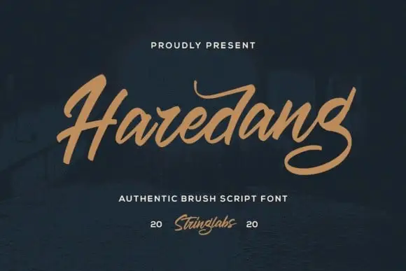 Haredang Script Font