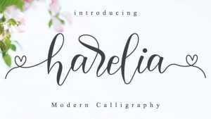 Harelia Script Font › Fontesk