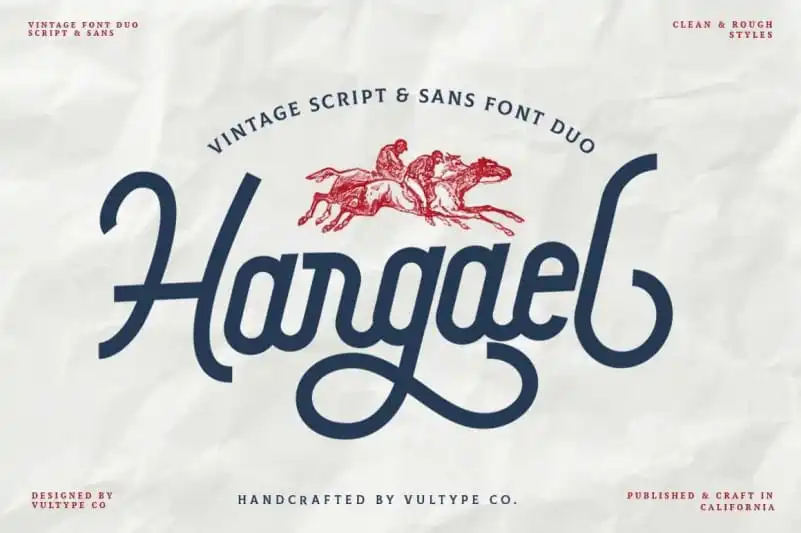 Hargael Display Font