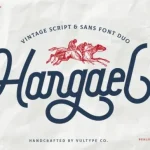 Hargael - Vintage Script Font