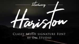 Hariston Font › Fontesk