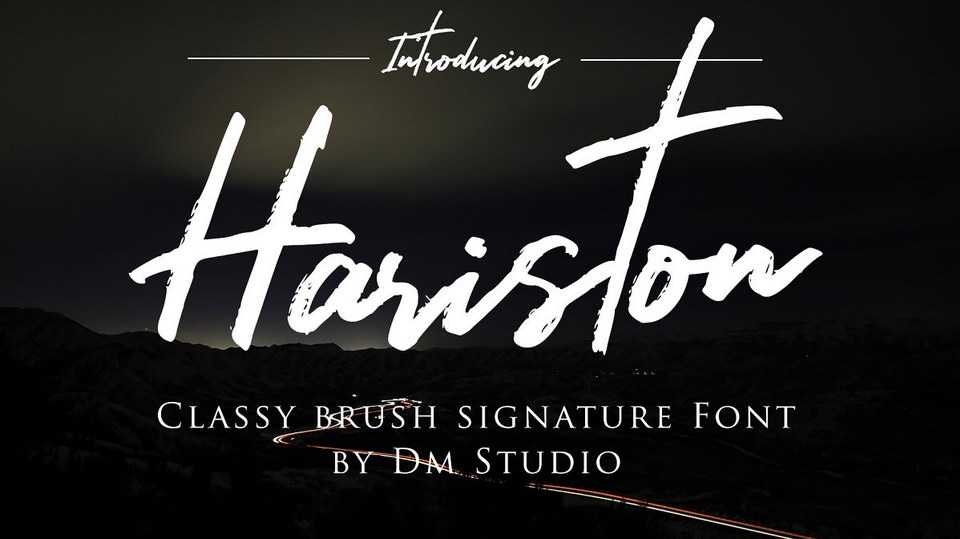 Hariston Font › Fontesk