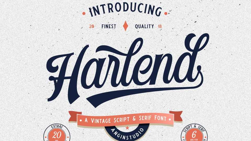 Harlend Script Font › Fontesk