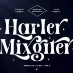 Harler Mixgiter Serif Font - Fonte Grátis Harler Mixgiter Serif Font