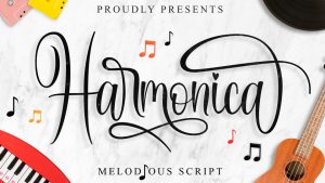 Harmonica Script Font › Fontesk