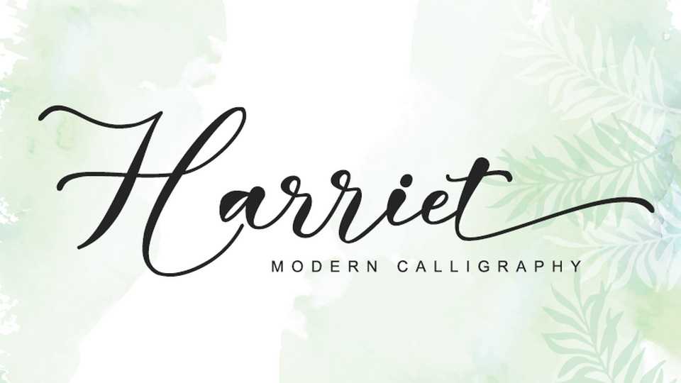 Harriet Script Font › Fontesk