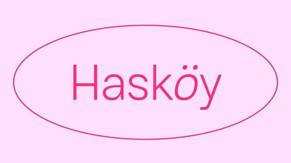 Hasköy Font Family › Fontesk