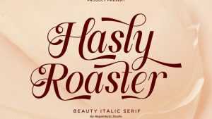 Hasly Roaster Font › Fontesk