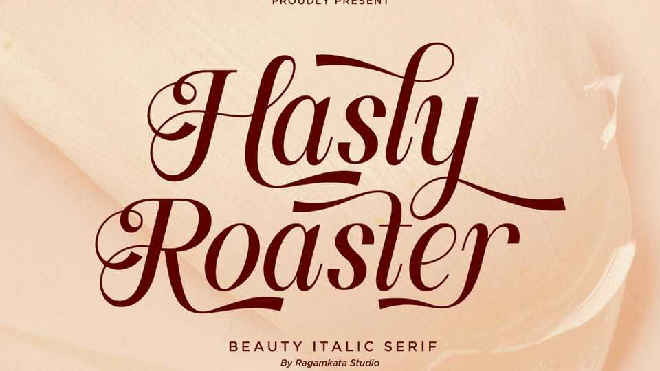Hasly Roaster Font › Fontesk