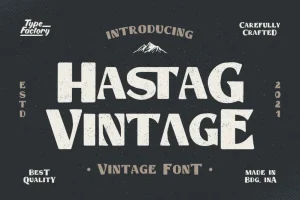 Hastag Trial Font