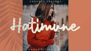 Hatimune Font › Fontesk