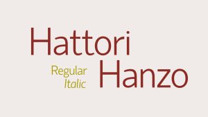 Hattori Hanzo Font › Fontesk