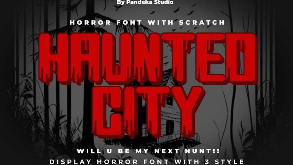 Haunted City Font › Fontesk