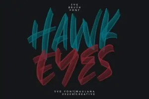 Hawkeyes Brush Font