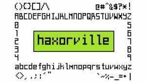 Haxorville Font › Fontesk