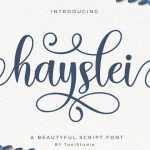 Haysley Script Font › Fontesk - Fonte Grátis Haysley Script Font › Fontesk