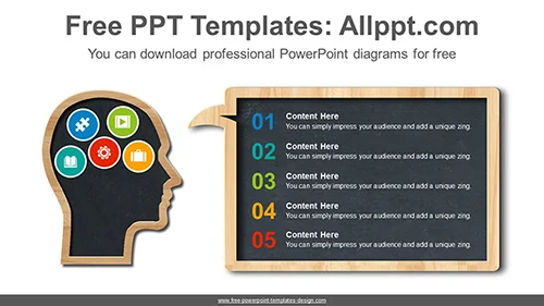 Head board PowerPoint Diagram Template
