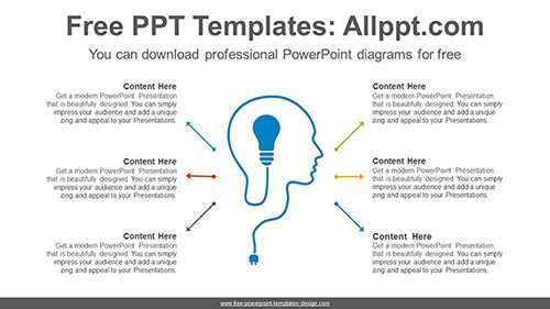 Head bulb PowerPoint Diagram Template