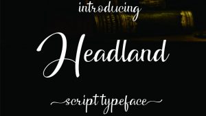 Headland Script Font › Fontesk