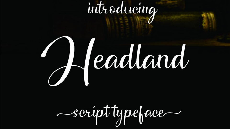 Headland Script Font › Fontesk