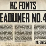 Headliner No. 45 Display Font