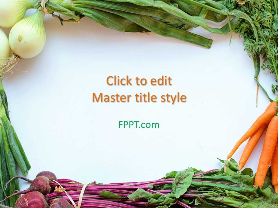 Healthy Food PowerPoint Template