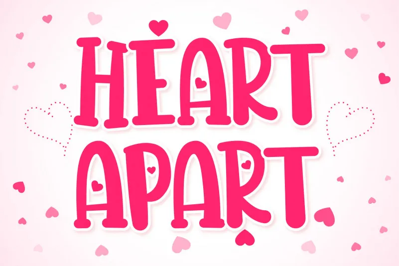 Heart Apart Font