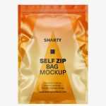 Heat seal bag mockup / glossy