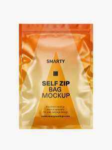 Heat seal bag mockup / glossy