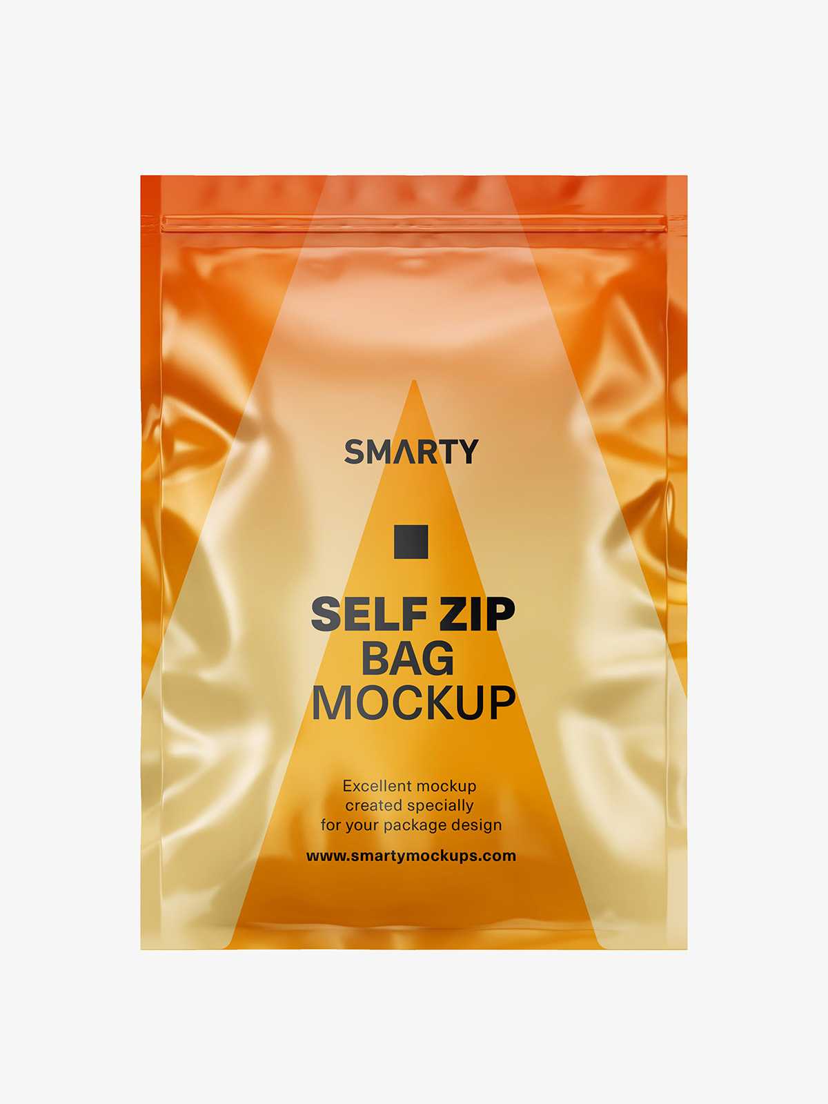Heat seal bag mockup / glossy