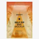Heat seal bag mockup / matt