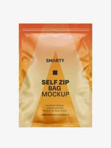 Heat seal bag mockup / matt