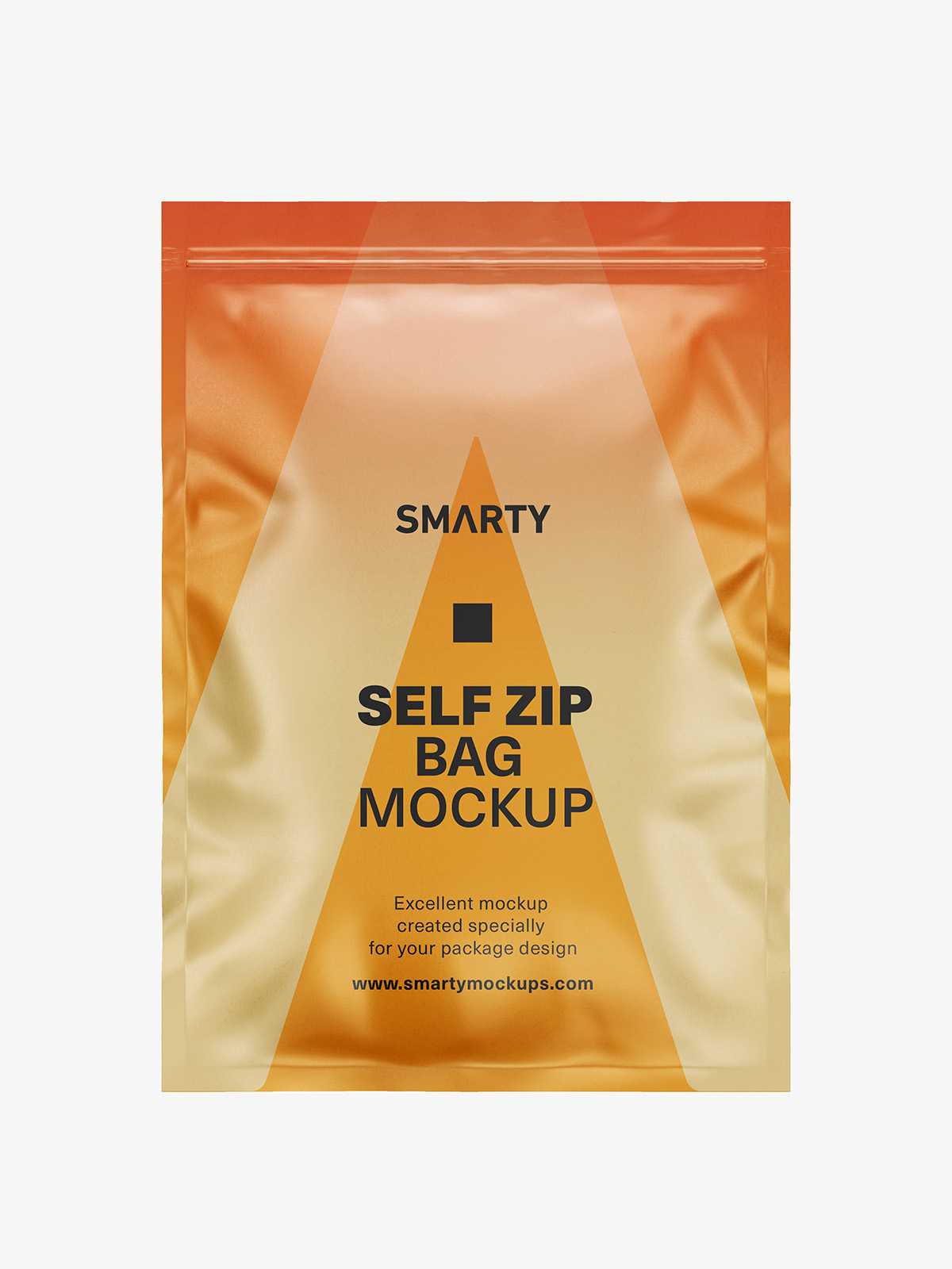 Heat seal bag mockup / matt