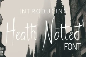 Heath Notted Script Font