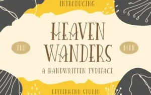 Heaven Wanders Serif Font
