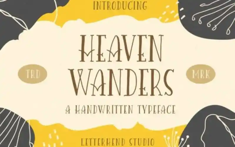 Heaven Wanders Serif Font