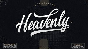Heavenly Script Font › Fontesk