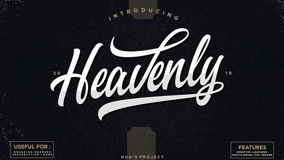 Heavenly Script Font › Fontesk