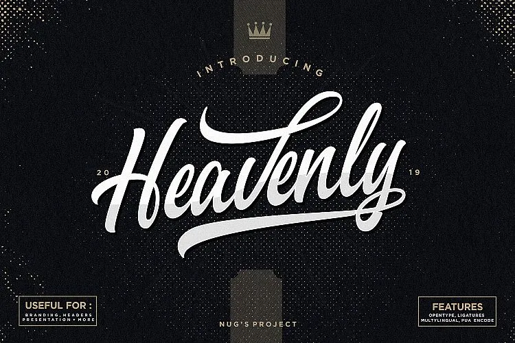 Heavenly Script Typeface