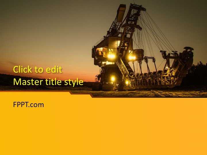 Heavy Equipment PowerPoint Template