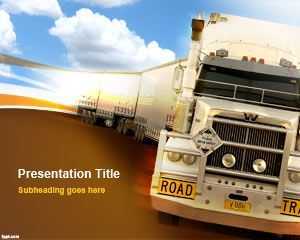 Heavy Truck PowerPoint Template