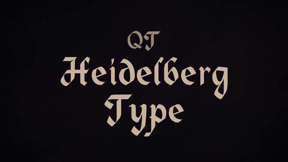 Heidelberg Type Font › Fontesk