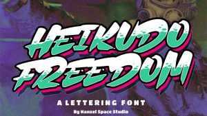Heikudo Freedom Font › Fontesk